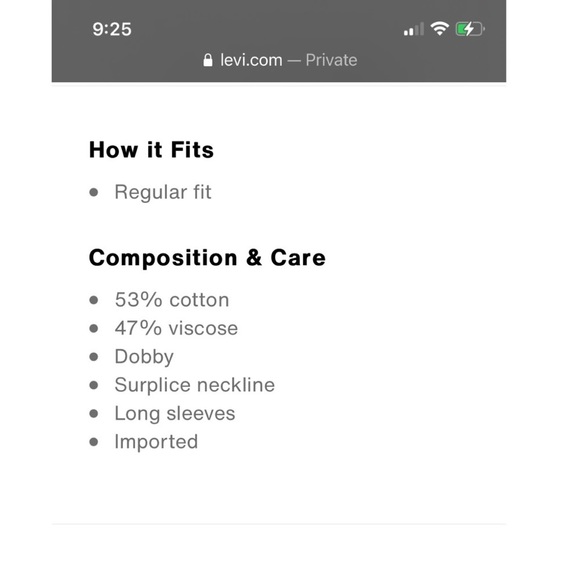 Levi’s Gabi V Neck NWT XS - Picture 4 of 12